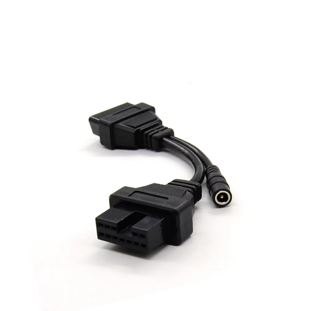Для obds* abishi 12Pin до 16Pin OBD диагностический адаптер автомобильный кабель 12PIN OBD2 разъем для Mitsubishi 12 PIN