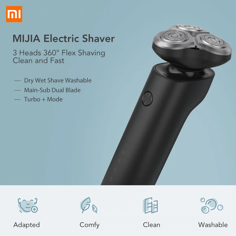 Электробритва Xiaomi Mijia для мужчин электрическая бритва с поплавком на 360 градусов