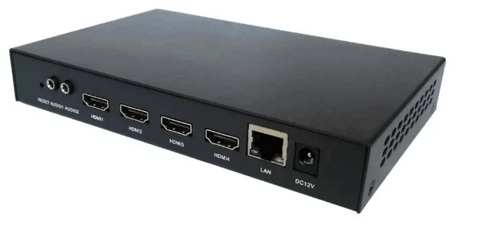 NTV 4 * HDMI совместимый вход H.265/HEVC/H.264/MPEG4 HTTP/RTSP/HLS/RTMP трансляционный кодер WOWZA Facebook Live