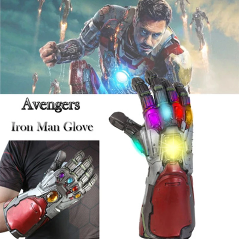 Мстители Endgame для косплея Железного человека взрослые детские перчатки Infinity Gauntlet