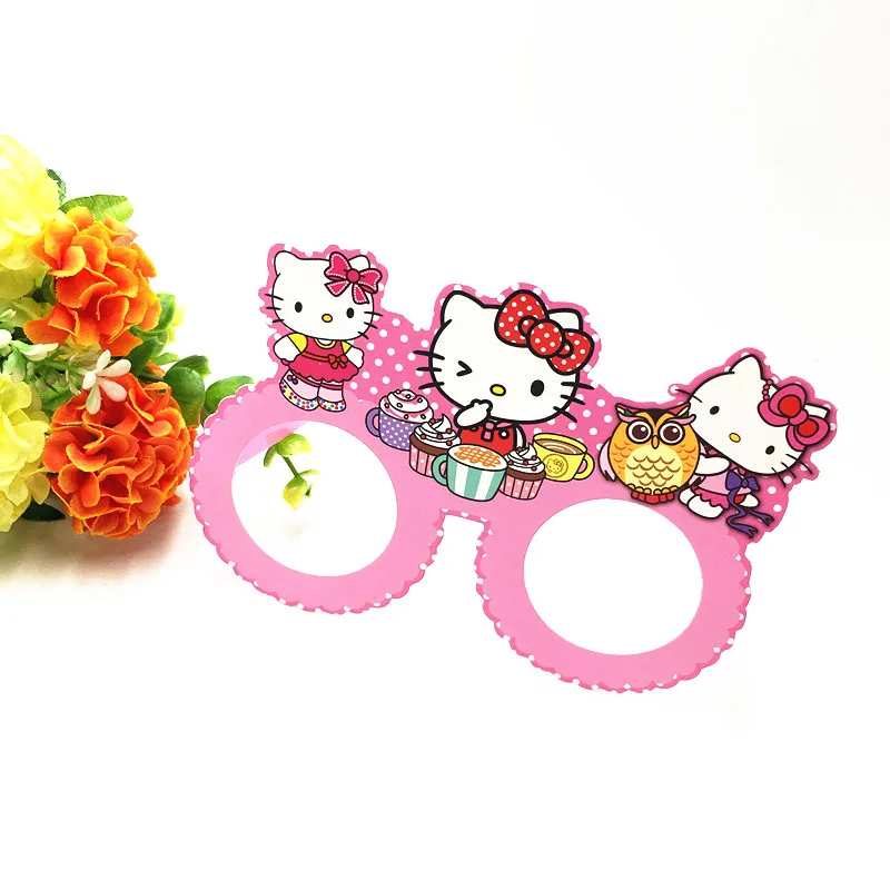 1 пара пластиковых очков KITTY вечерние детские очки для душа Вечерние Маски HELLO