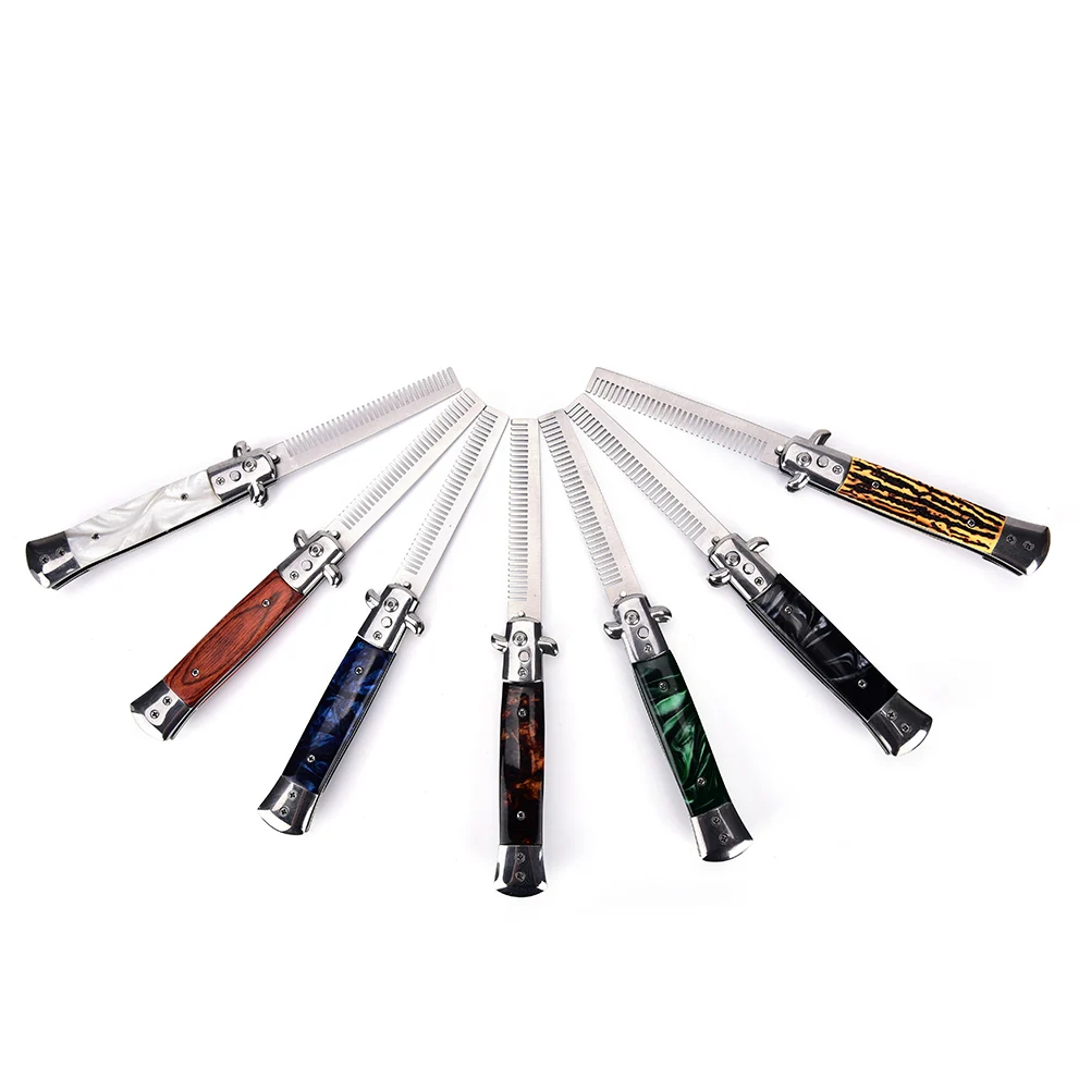 1 шт. складной нож из нержавеющей стали расческа Pro автоматический триммер для