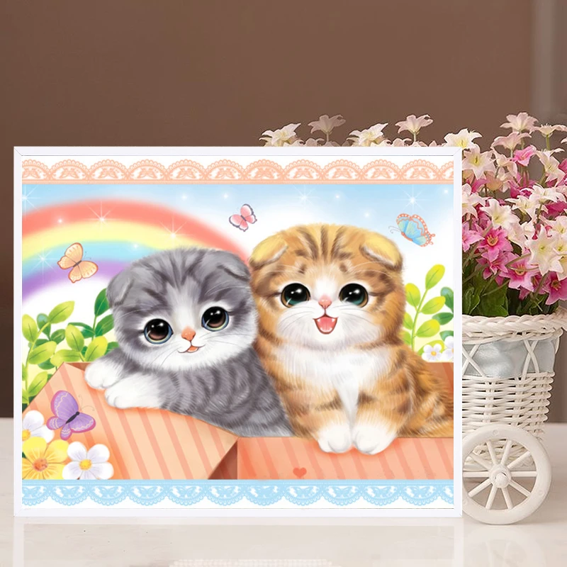 Кошки серии Творческий игрушки ручной работы Пазлы развивать детей с руки на