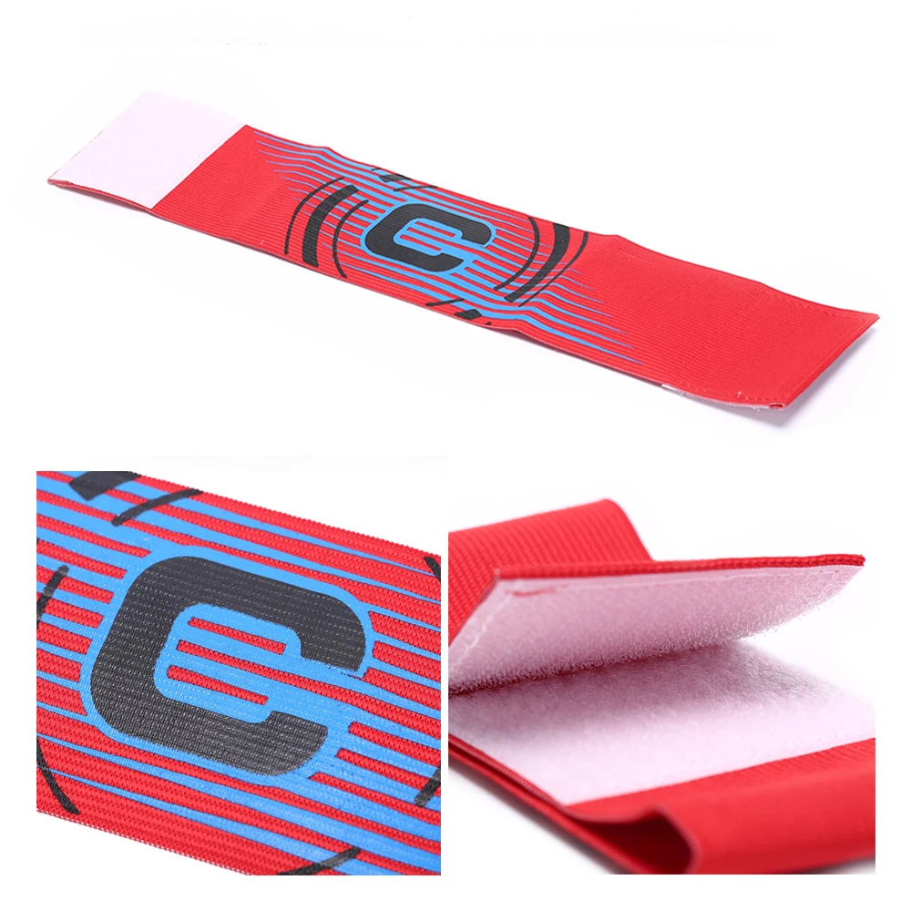 Красочная футбольная повязка капитана футбола гибкие спортивные регулируемые