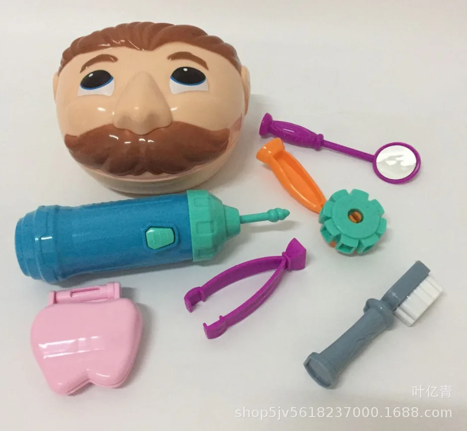 Детские игрушки для стоматолога с резиновой глиной удаления и наполнения зубов |
