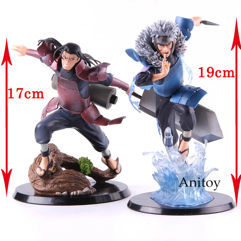 Горячая Игрушка Аниме Наруто Shippuden Hokage Hashirama Senju Tobirama Senju фигурка Коллекционная модель игрушки подарок