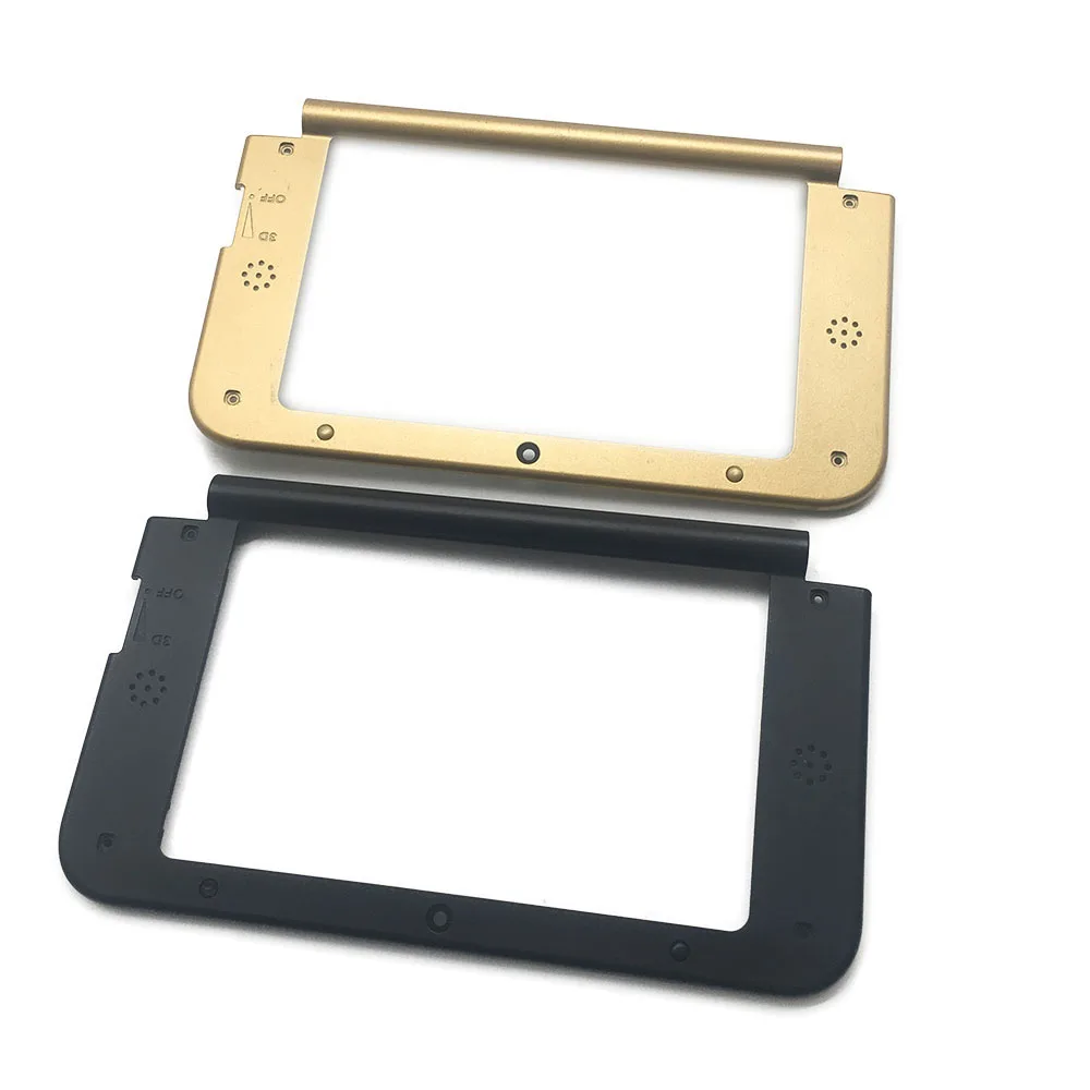 Б/у черного и золотого цвета Для nintendo 3DS XL Топ Экран рамка Корпус для 3dsll |