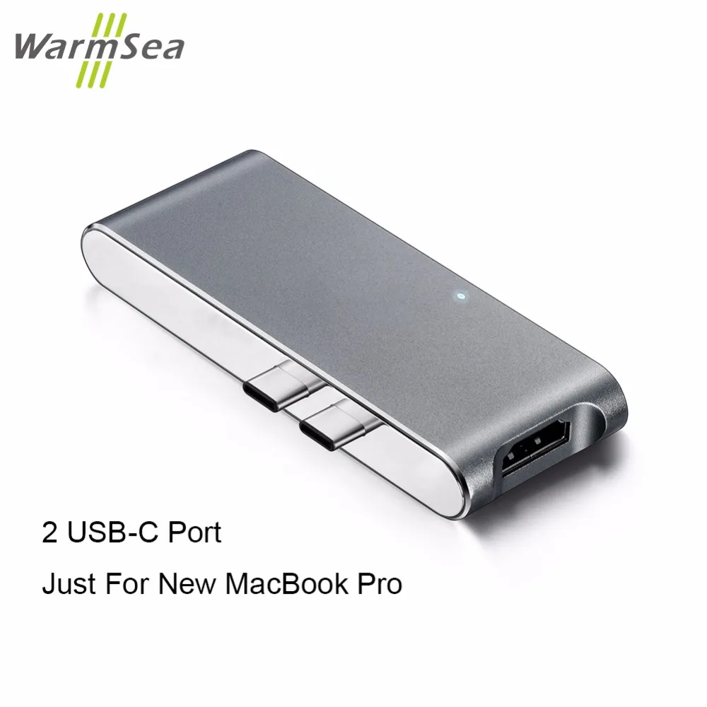 USB c концентратор HDMI 4 К Thunderbolt 3 адаптер Тип док C ключ с SD TF пройти через зарядки для