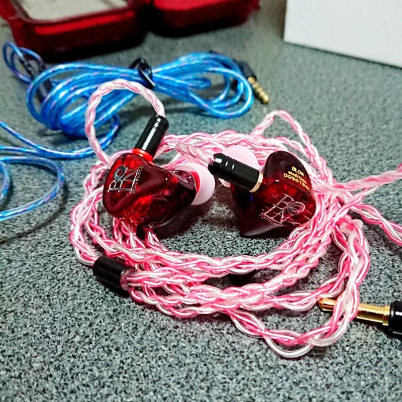 Blon Cardinal IEM мощный MMCX HiFi наушники 10 мм Углеродные диафрагмы динамические наушники монитор сценические DJ наушники Смола уха бутон