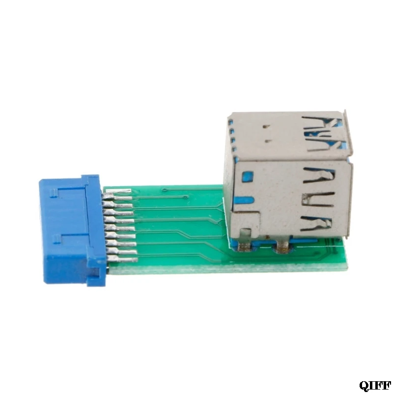 Drop Ship&ampWholesale Internal 20Pin To 2 USB 3.0 A Female Adapter Converter PCB Board Card Extender APR28 | Компьютеры и офис