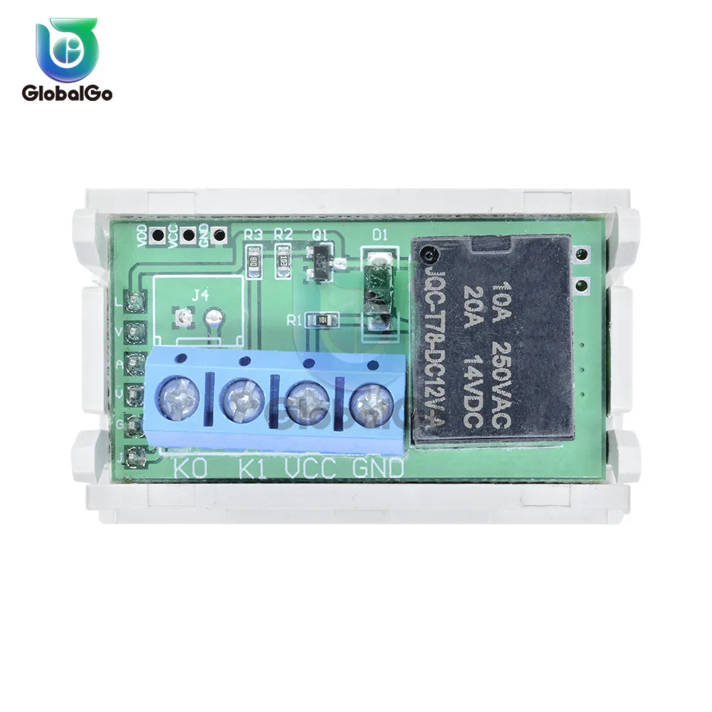 12 V задержка двойной дисплей цифровой модуль реле времени цифровой реле задержки времени светодиодный дисплей цикл таймер задержки переключения модуль