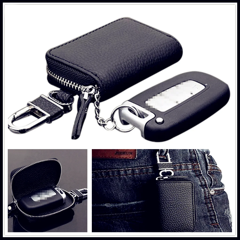 Автомобильные кожаные кошельки мужской брелок для ключей чехол сумка кошелек