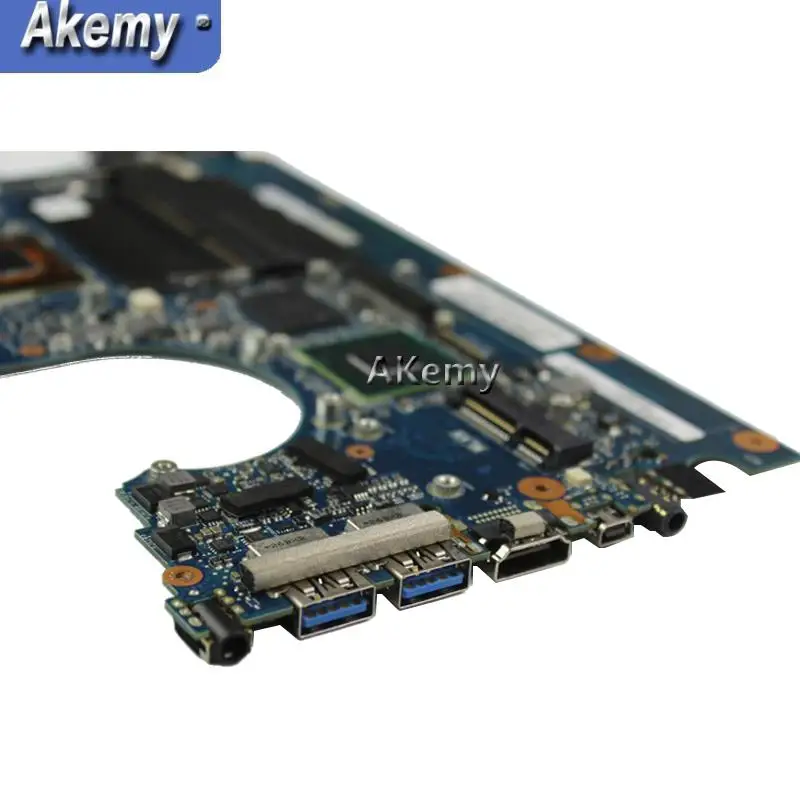 Akemy UX32A материнская плата для ноутбука ASUS UX32V UX32VD UX32A Материнская плата ноутбука UX32A материнская плата I7-3537U 2 Гб 90R-NYOMB1900Y