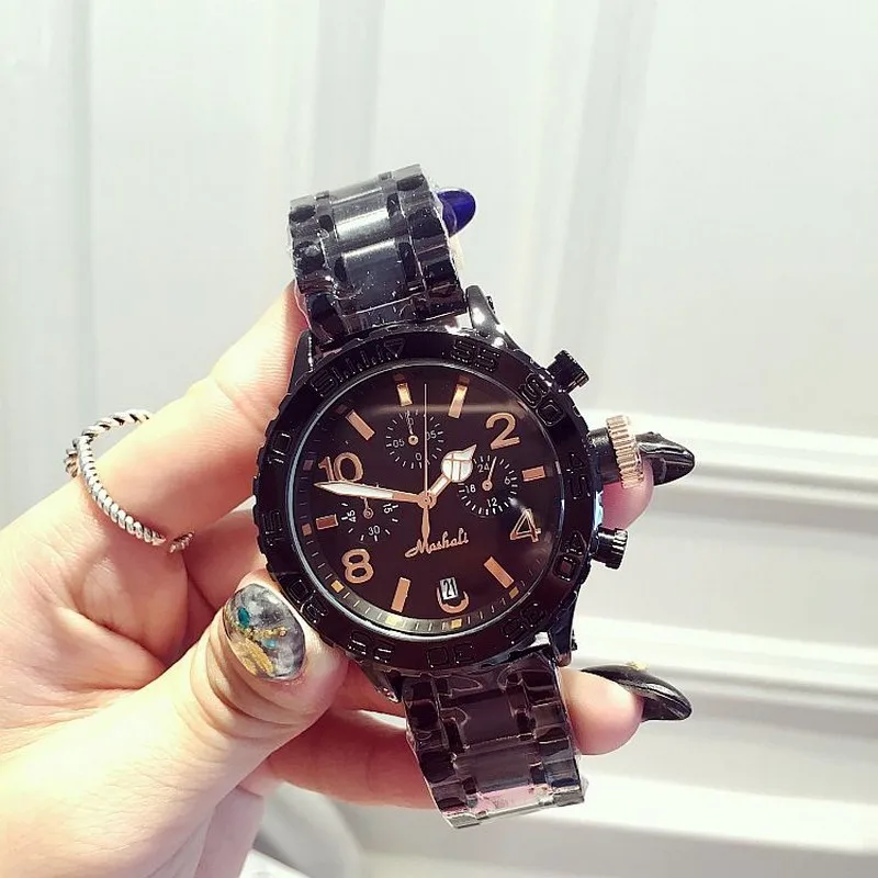 Часы наручные кварцевые для мужчин и женщин золотистые розовые 2020|wristwatch brand|wristwatch