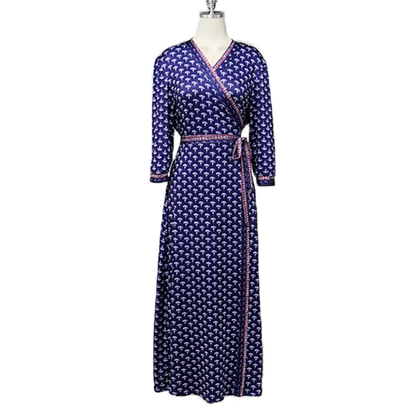 

new arrival women sweet Dandelion print dress fashion casual comfortable party elegant work style sexy long a-line dress