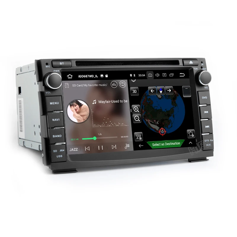 Автомобильный DVD-плеер IPS HD DSP GPS-навигация для Kia Ceed 2010-2012 KIA Venga 2010-2016 2 din Радио