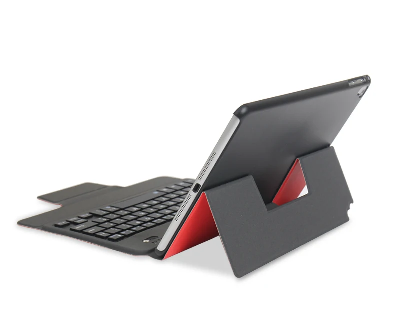 Супер тонкий чехол с беспроводной Bluetooth клавиатурой Складная подставка из