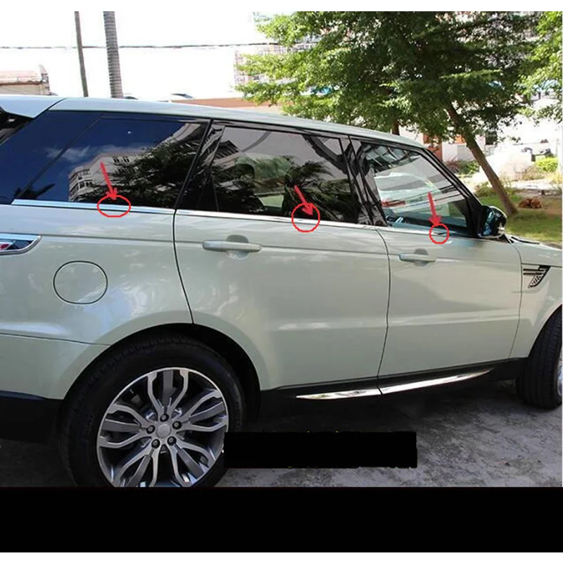 Автомобильные окна из нержавеющей стали lsrtw2017 304 для Range Rover Sport 2014 2015 2016 2017 2018