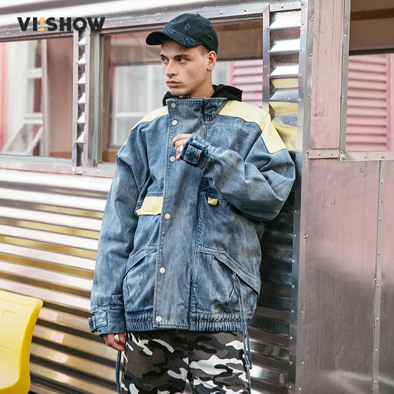 VIISHOW уличная мужская куртка брендовая джинсовая Veste Homme 2018 Новая модная Chaqueta Hombre