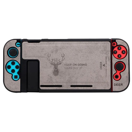 Gray Тканевый чехол для rend Switch защитный чехол для nintendo Switch консоль Joy-Con NS NX аксессуары сумка для Switch чехол - Цвет: Gray