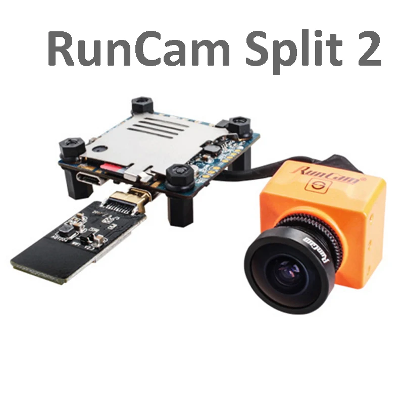 RunCam Сплит 2 Мини FPV WiFi камера мегапикселя 1080P/60fps HD Запись DVR WDR NTSC/PAL для RC