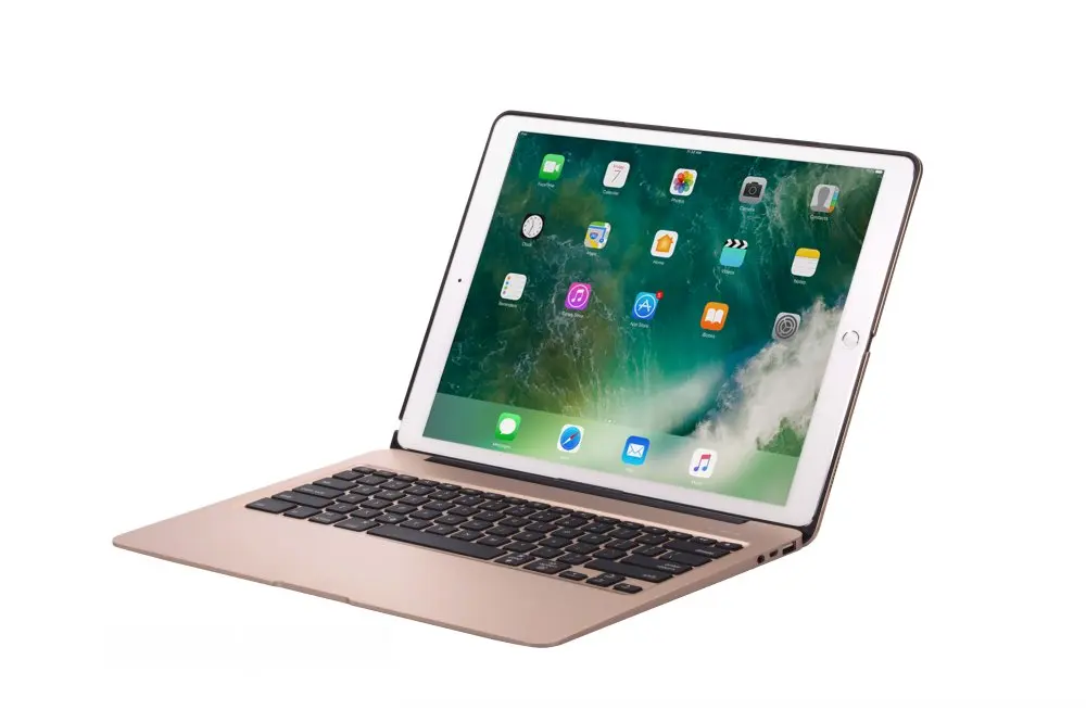 Для Apple iPad Pro 12,9 чехол тонкий с подсветкой алюминиевый сплав Беспроводная Bluetooth клавиатура крышка с Powerbank 4400mAh