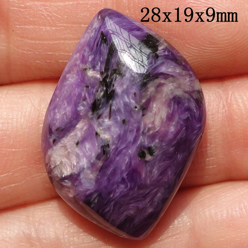 5PCS free shipping natural Charoite Beads crystal stone necklace pendant bead men women jewelry 27-35mm |
