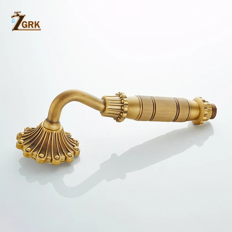 zgrk shower faucets antique bathroom faucet brass bath rainfall with spray shower head bidet tap europe faucet bath shower set free global shipping