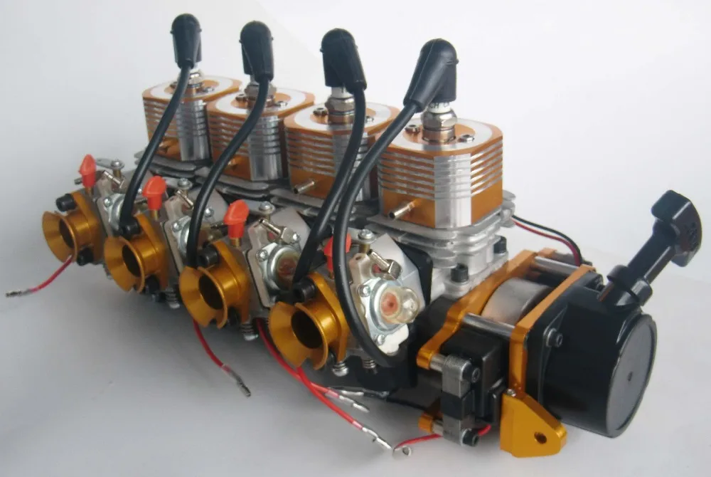 116cc контроллер двигателя Remete для газовой лодки и корабля четырехцилиндрового