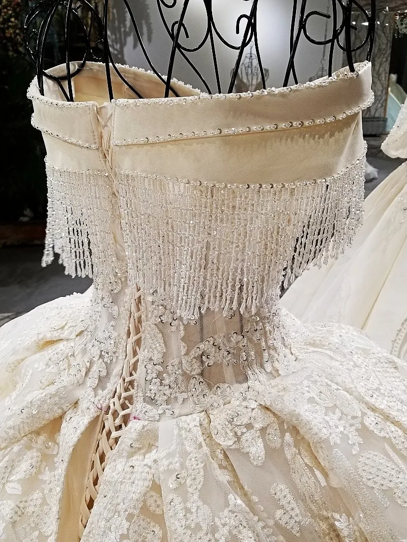 Роскошные сексуальные модные Элитные Свадебные платья из тюля 2020 винтажные с