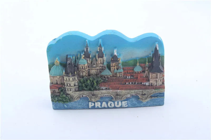 5 шт. 3D LUXEMBURG Прага Малага Авила Мадрид креативная форма туристический сувенир