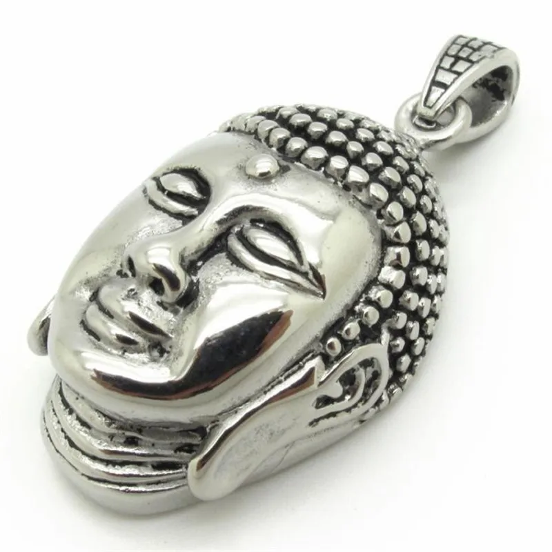 Подвеска Budda мужская из нержавеющей стали серебристого цвета|Подвески| |