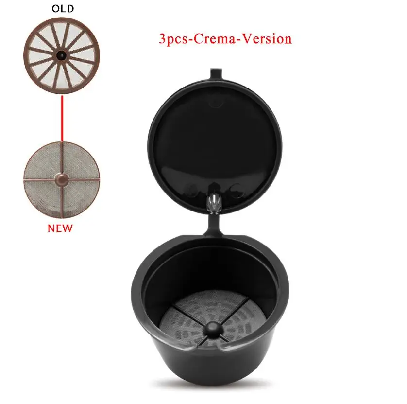 Новые 3/4 шт. combinacapsule кофе Refilable капсулы 2 Тип 3rd Genration многоразовые капсулы Dolce Gusto Обновление версии фильтр - Цвет: Фиолетовый