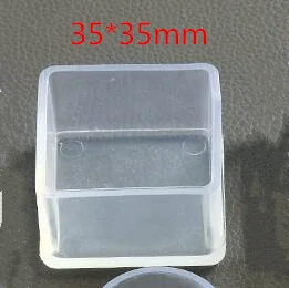 35x35mm 8 шт. колпачки для ног стула резиновые защитные накладки для ног мебельные Чехлы для стола носки пробки для отверстий пылезащитный чехол мебель система выравнивания ног - Цвет: 35x35mm