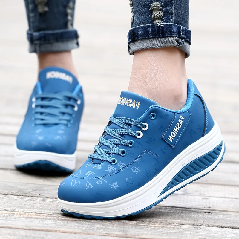 Женская Повседневная обувь женские кроссовки на платформе уличные слипоны