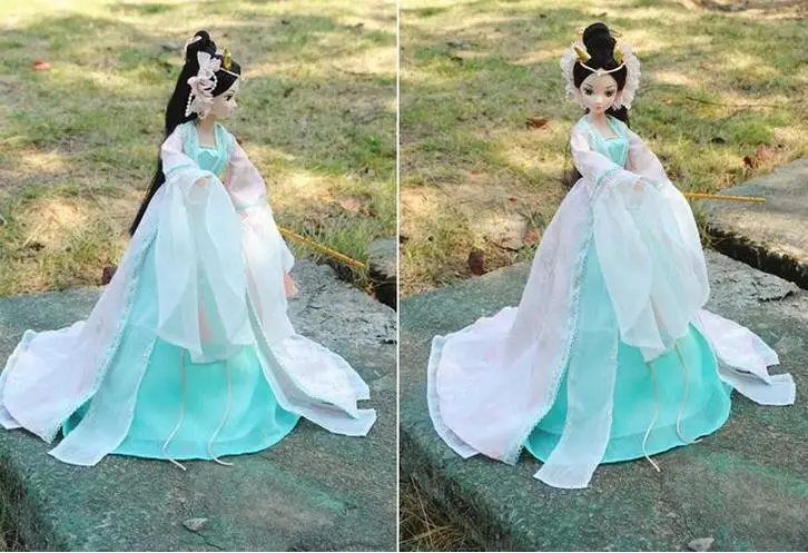 Низкая цена распродажа 29 см кукольные куклы для девочек Китайская традиционная