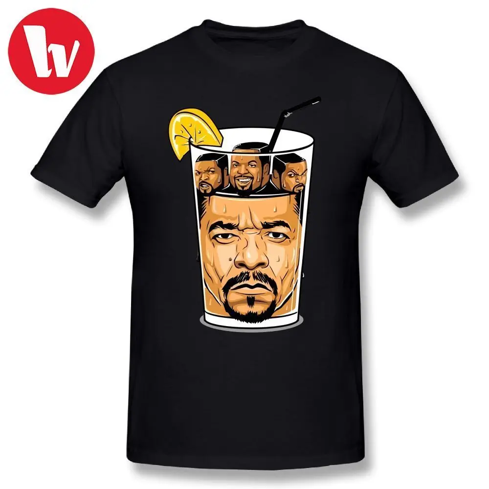 Футболка Ice T & Cube Мужская футболка с мультяшным принтом футболки графическим
