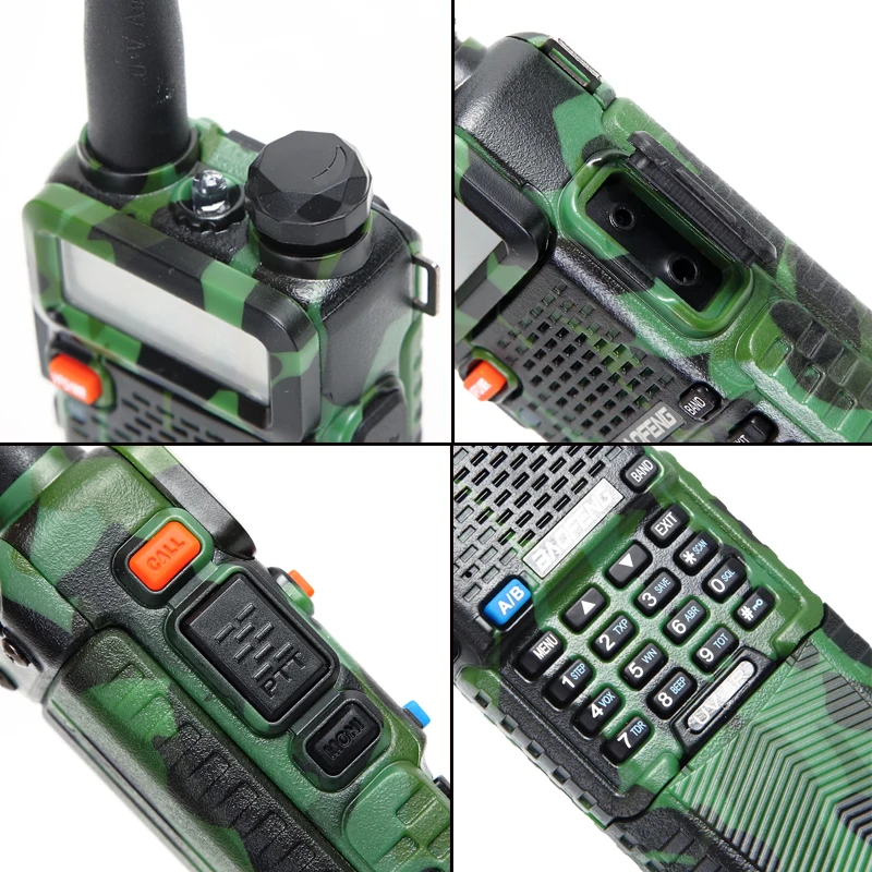 BaoFeng UV-5R 5 Вт 3800 мАч длинный литий-ионный аккумулятор двухдиапазонный 136-174 и 400-520 МГц Ham CB двухстороннее Радио рация передатчик UV5R
