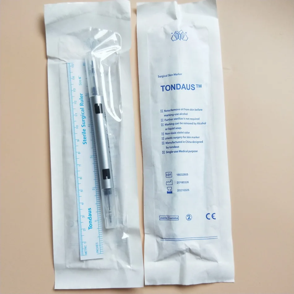 1 шт. двусторонний маркер для бровей и хирургической кожи | Красота здоровье