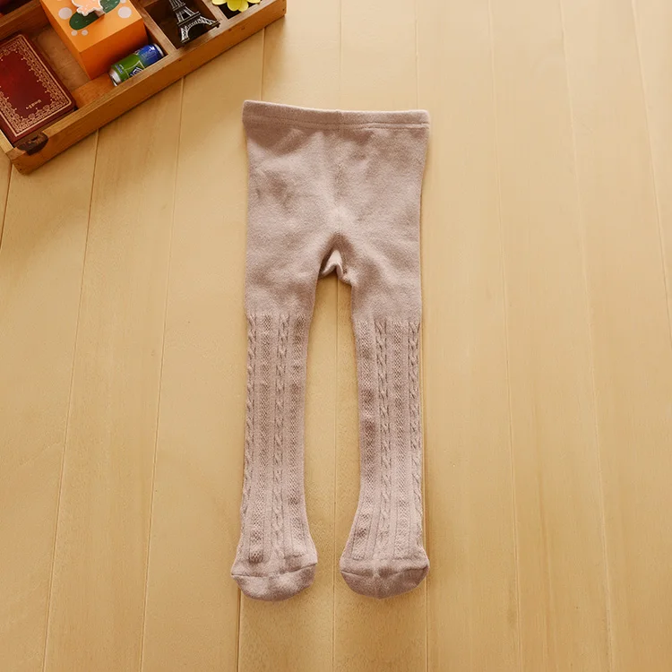 toddler khaki Новые колготки для девочек; колготки для малышей; трикотажные хлопковые колготки для малышей; колготки для маленьких девочек; штаны; детская одежда; Bebe Fille - Цвет: toddler khaki