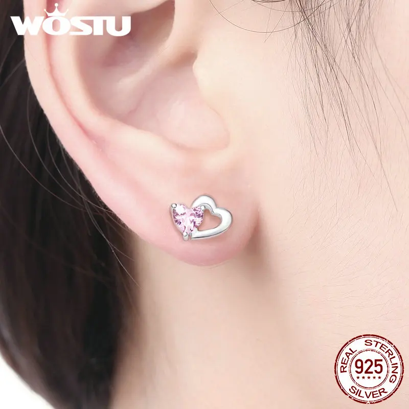 Женские серьги гвоздики из серебра 925 пробы с фианитом|stud earrings|stud earrings for womenearrings