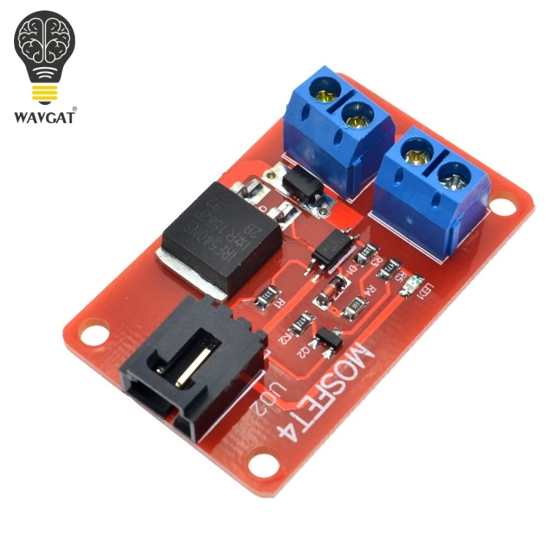 WAVGAT 1 канал Route MOSFET Кнопка IRF540 + модуль переключения для Arduino.|button switch module|mosfet modulemodule