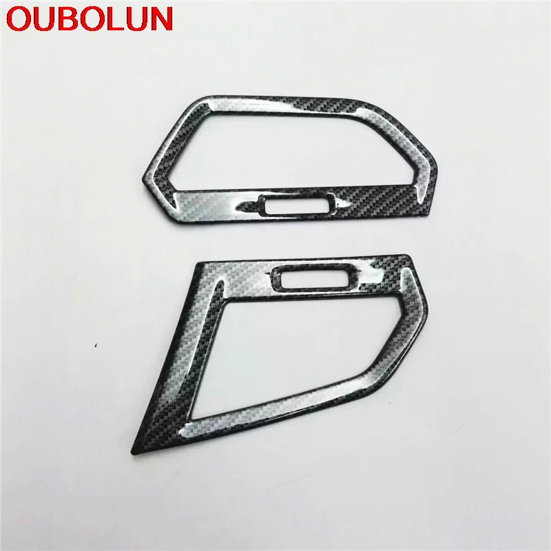 Матовая крышка OUBOLUN из АБС-пластика для Volkswagen VW Tiguan Second GE 2017 2018 внутренняя отделка