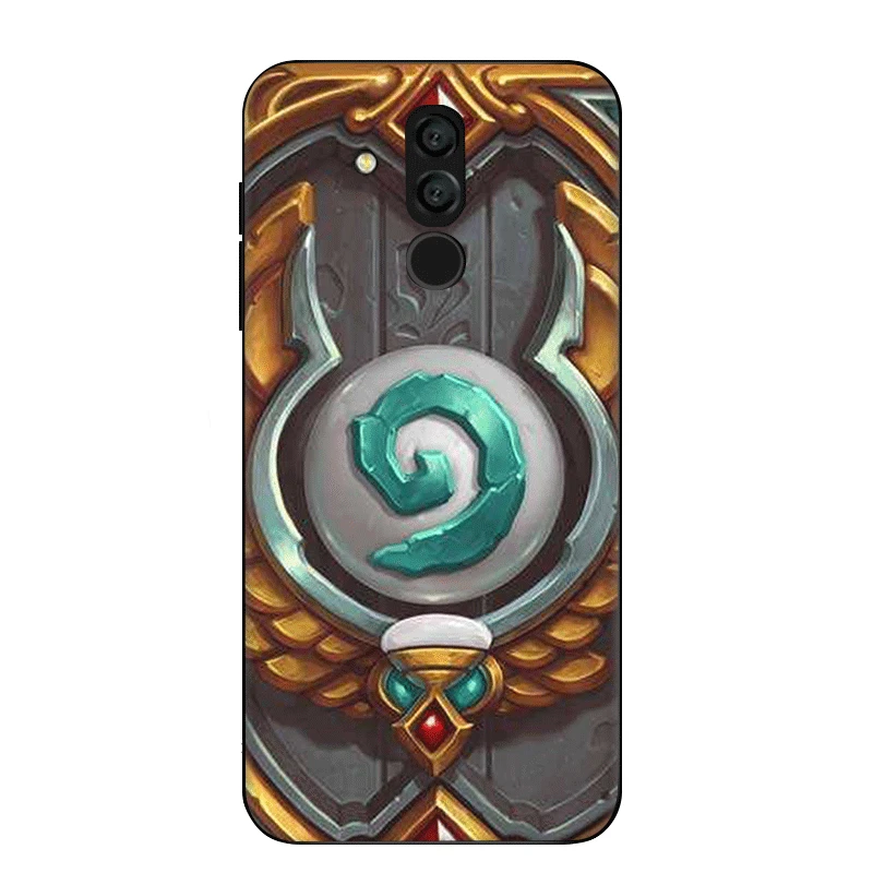 Черный мягкий ТПУ чехол для телефона Huawei Mate Nova Y6 10 20 2i 2 3 4i 4 Lite Pro Hearthstone Card Back Classic |