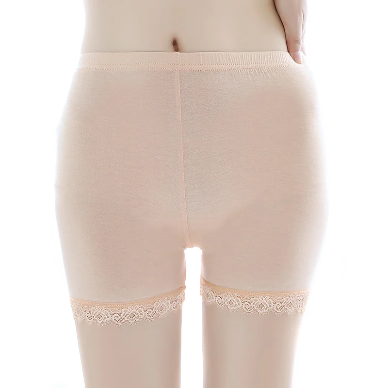 Женские безопасные Короткие штаны ледяные бесшовные брюки Шелковые летние