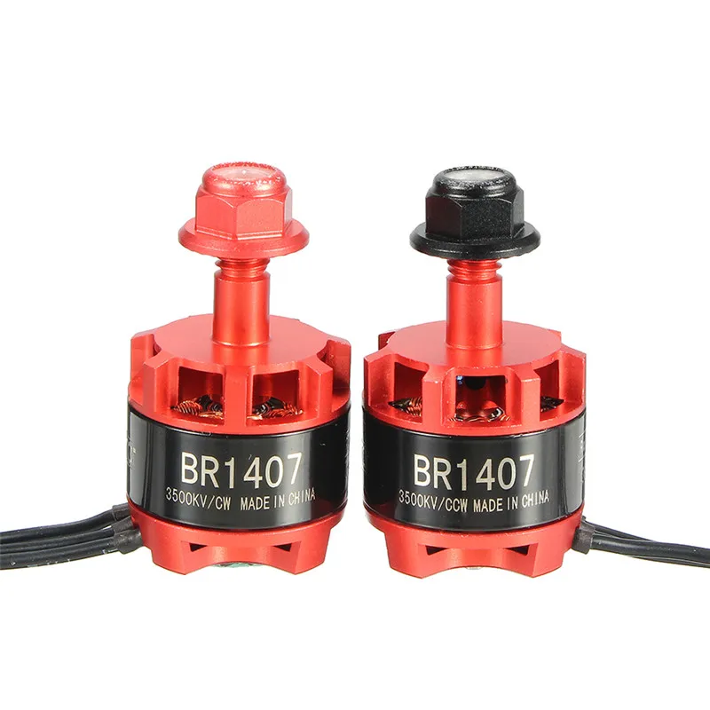 Racerstar Racing Edition 1407 BR1407 3500KV 2 3S бесщеточный двигатель красный для 150 180 200 RC Multirotor|brushless