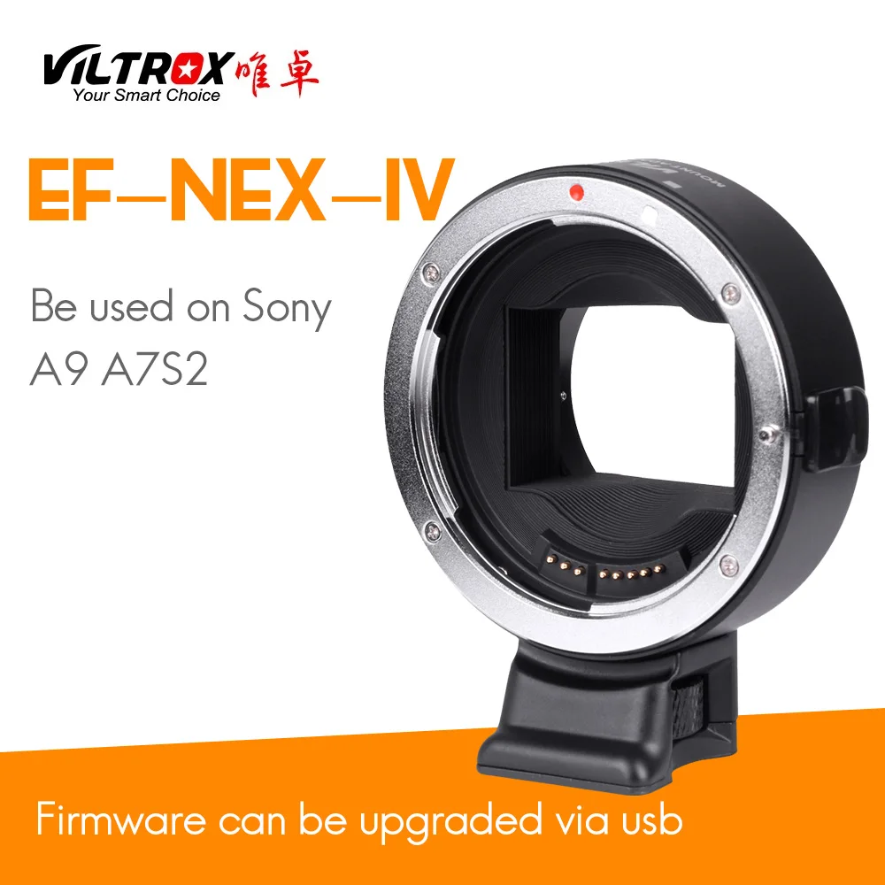 VILTROX EF NEX IV крепление адаптера автофокуса для объектива Canon использования на