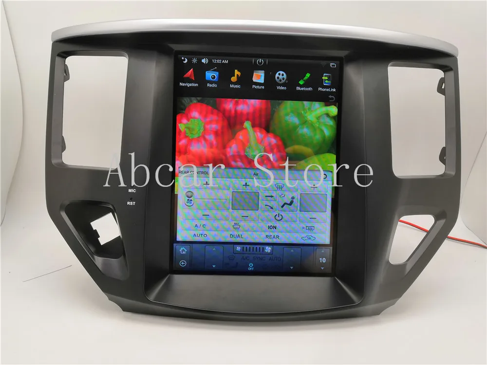 10,4 ''Tesla стиль Android 8,1 автомобильный dvd-плеер gps навигация для nissan Pathfinder 2013- стерео PX6 CARPLAY радио авто ips