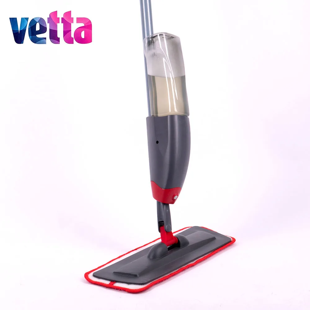 Швабра с резервуаром для воды вращение на 360 градусов насадкой из микрофибры и