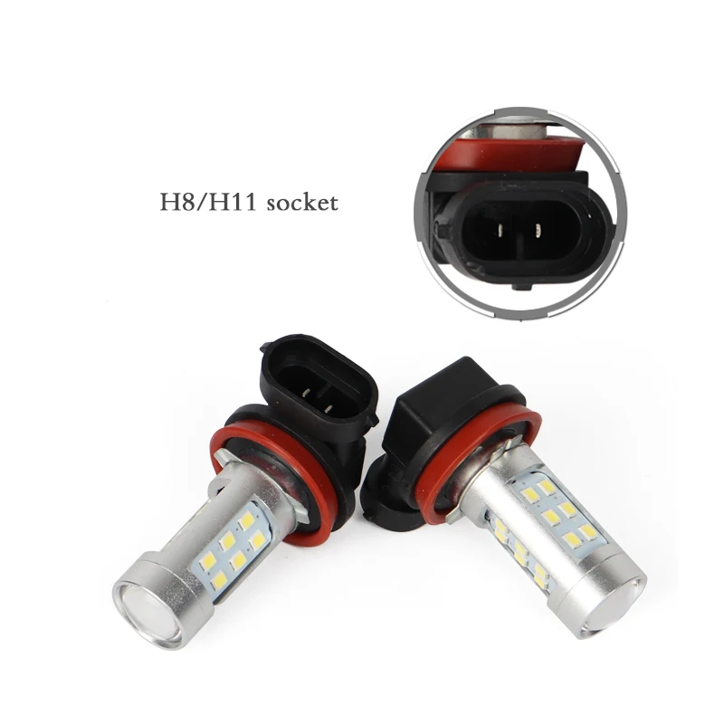 2шт H8 H11 Светодиодный Противотуманные фары для вождения DRL лампы Chevrolet Captiva Aveo Lacetti